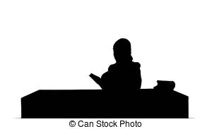 300x183 Woman Sitting Table And Reading Book Stock Footage