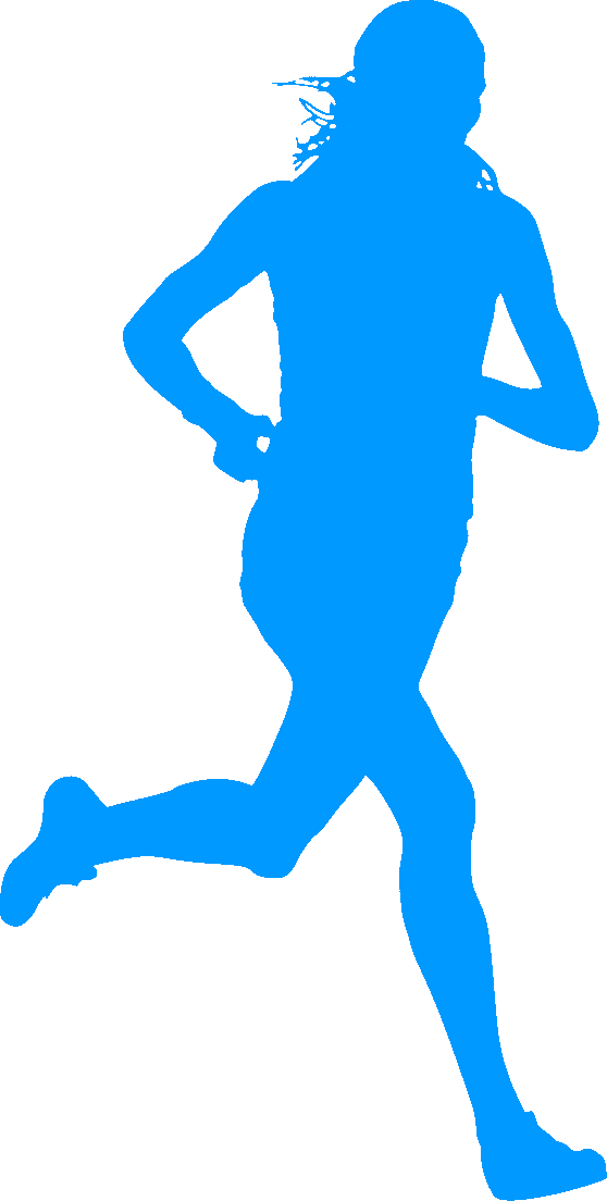 558x1104 Runners Silhouette Clipart