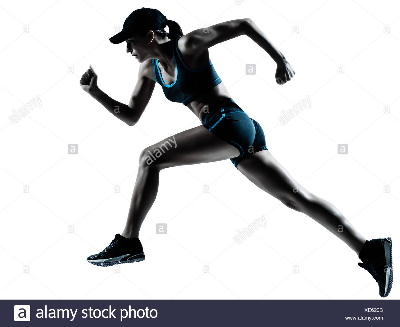 1300x1061 Silhouette Girl Running Cut Out Stock Images Amp Pictures