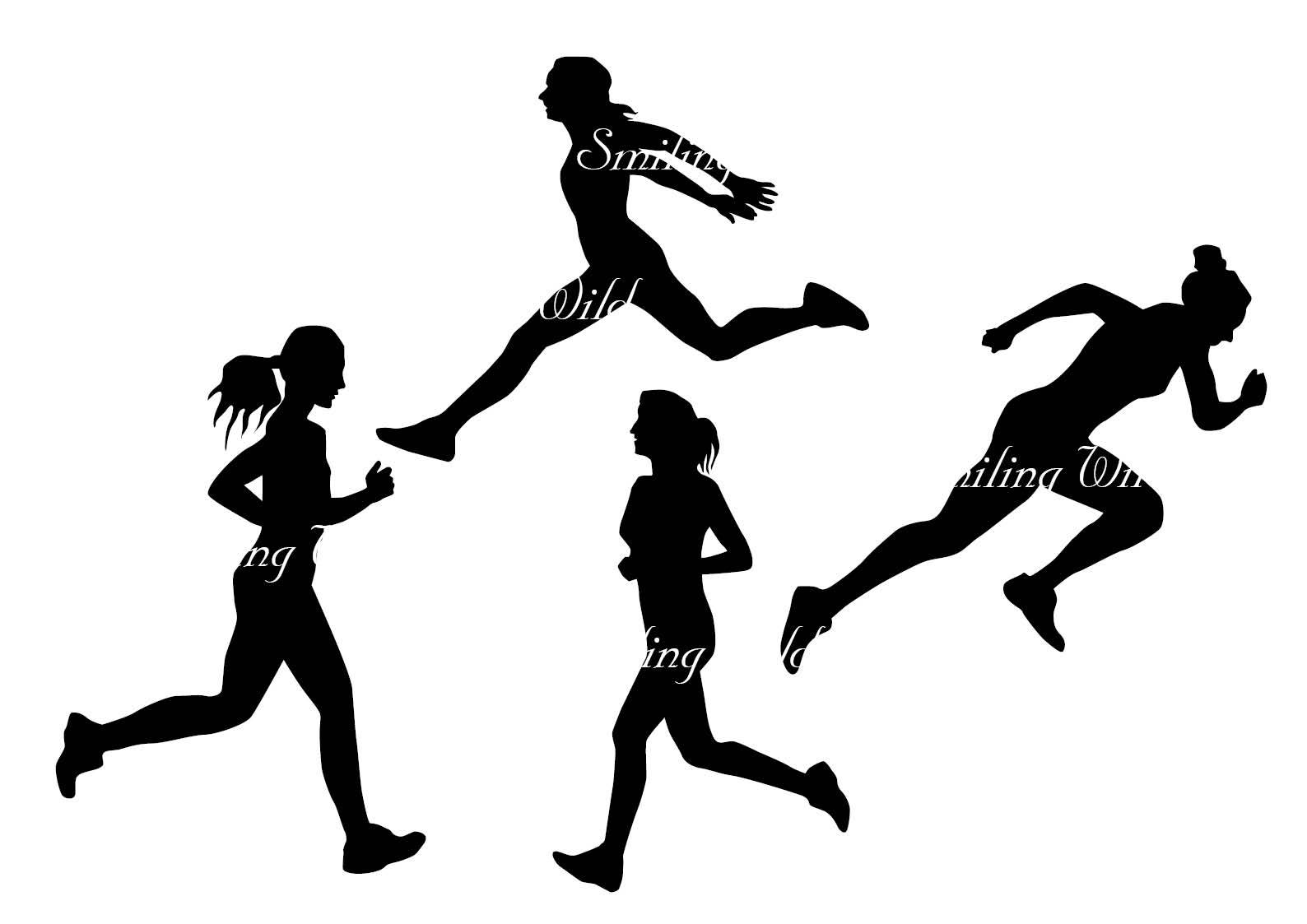 1588x1123 Running Silhouette Svg Clipart Runner Silhouette Marathon Art