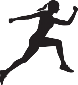 274x300 Woman Running Silhouette Png
