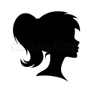 320x320 Vector Set Of Female And Male Adult And Child Cameo Silhouettes