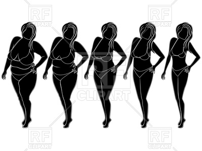 400x300 Five Stages Of Losing Weight Woman
