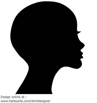 335x355 Woman Silhouette Face Bold No Hair Getting Lost In The Artistry