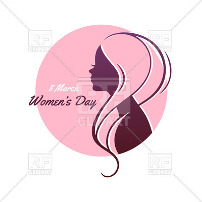 400x400 Silhouette Of Woman With Pink Hair