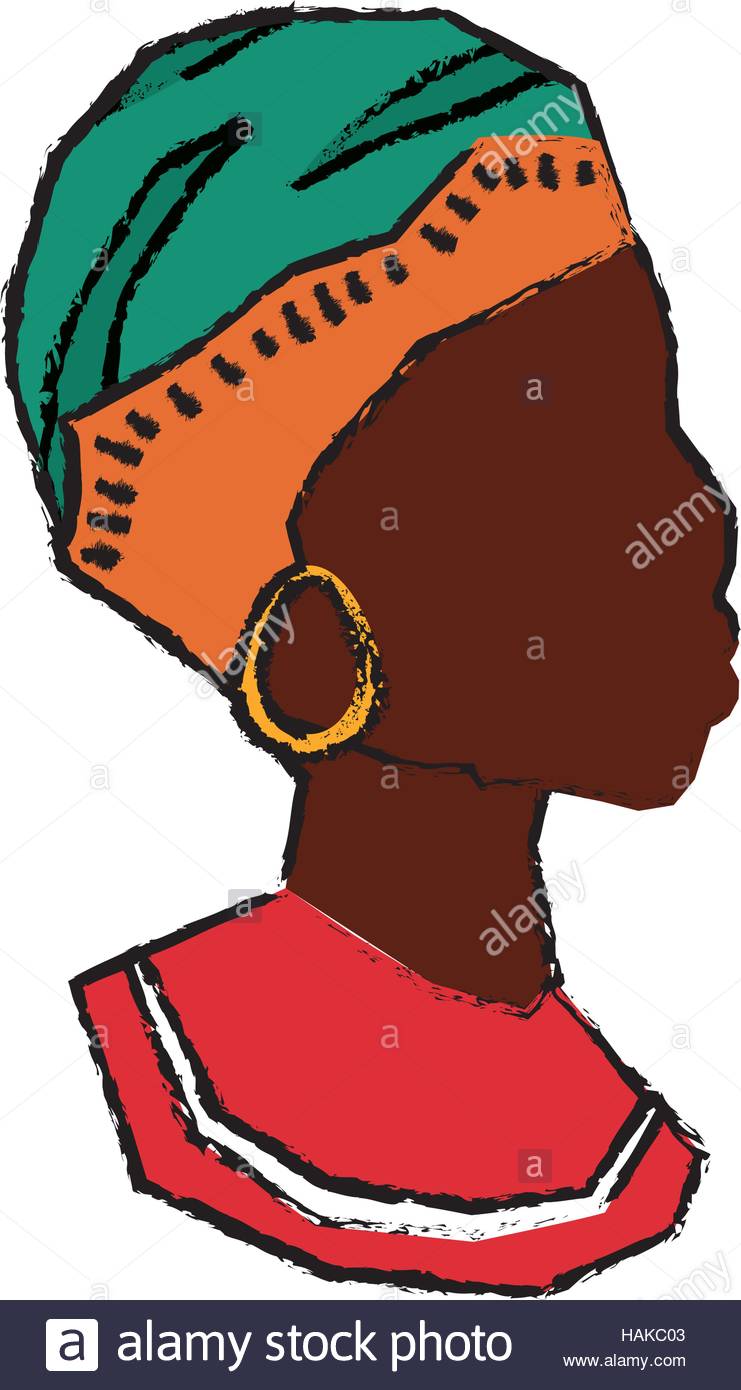 741x1390 African Woman Silhouette Icon Vector Illustration Graphic Design