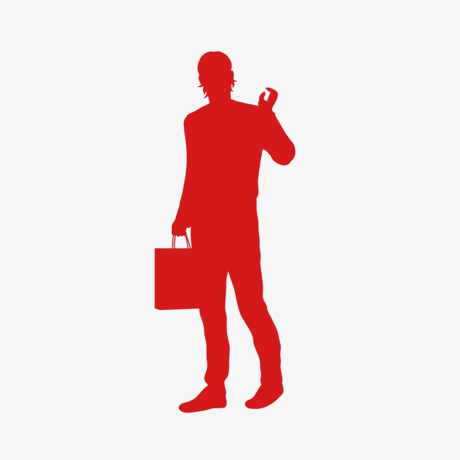 650x650 People Silhouette Icon Woman Silhouette Picture Material, Creative