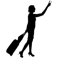 200x200 Silhouette Silhouettes Woman Women Lady Ladies Human People Person