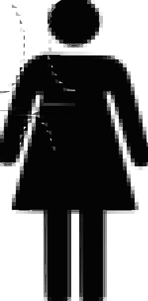 299x608 Woman, Fashion, Outline, Beauty, Black, Dark, Silhouette, Symbol