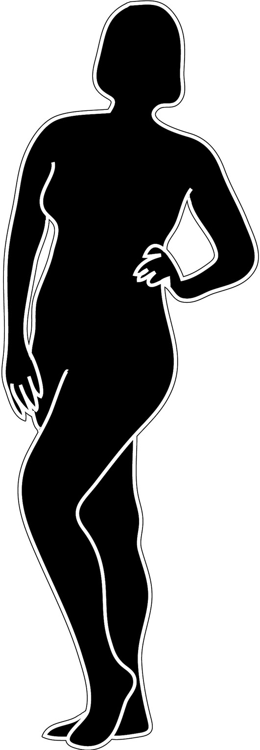 531x1528 Female Silhouette