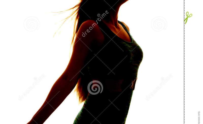 800x491 Silhouette Woman Hair Blow Arms Back Stock Image Image Of Gorgeous