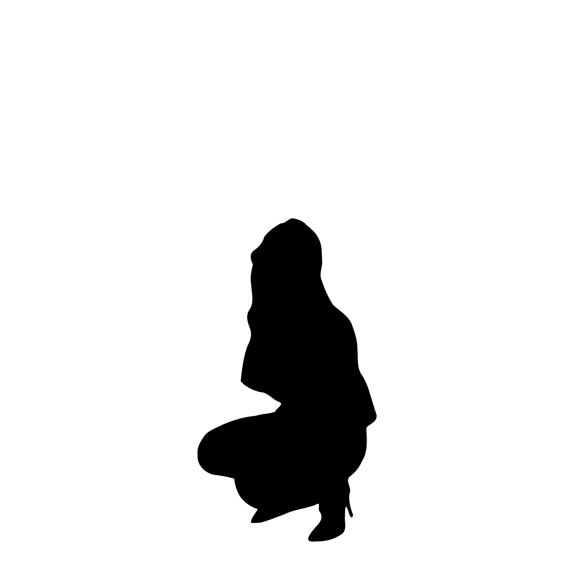 2400x2400 Free Woman Silhouette Icons Png, Woman S Lhouette Images
