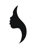 125x170 African Woman Silhouette Clip Art African American Woman