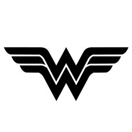 270x270 Wonder Woman Symbol Stencil