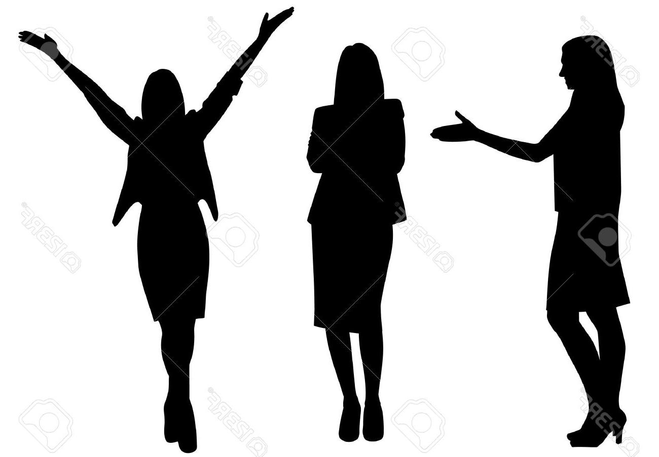 1300x903 Best 15 Business Woman Silhouette Vector Illustration Isolated Photos