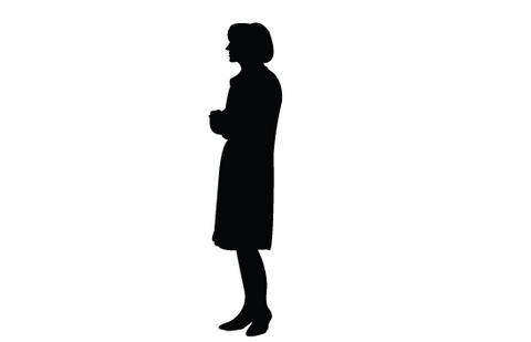 480x309 Free Women Silhouette Clipart Silhouettes Vector