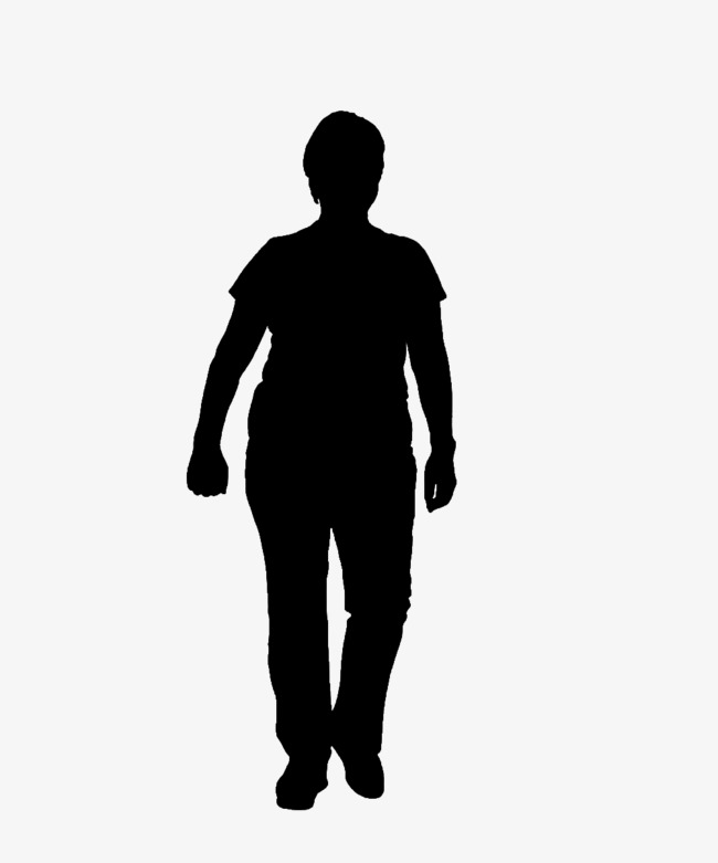 650x781 Silhouette Woman Walking, Old People, Sketch Png Image And Clipart
