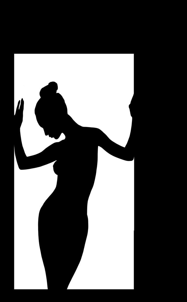 720x1165 Beaty Queen Silhouette Wall Art Negative Space