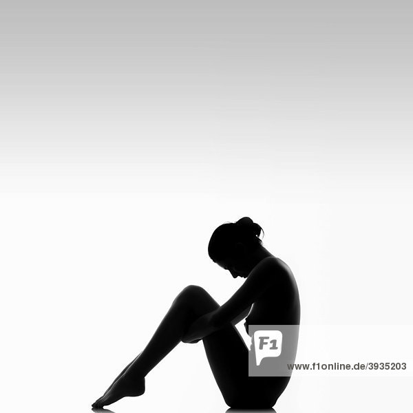 600x600 Silhouette Of A Woman Sitting Mydrlynx