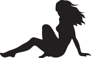 300x193 Girl Sitting Silhouette