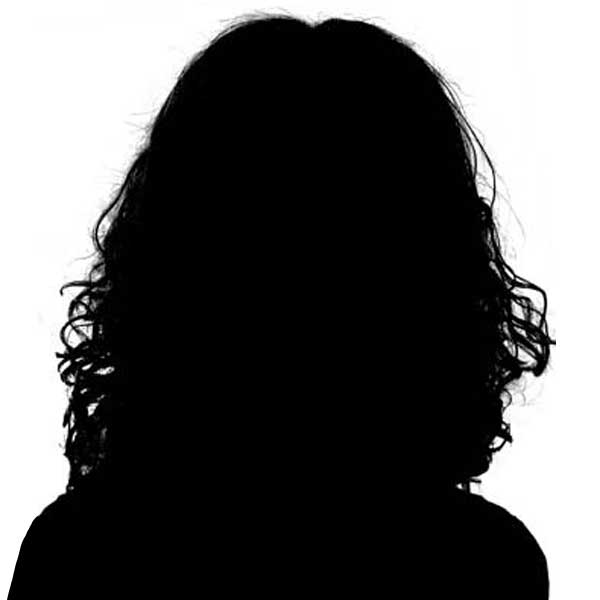 600x600 Silhouette Headshot Female