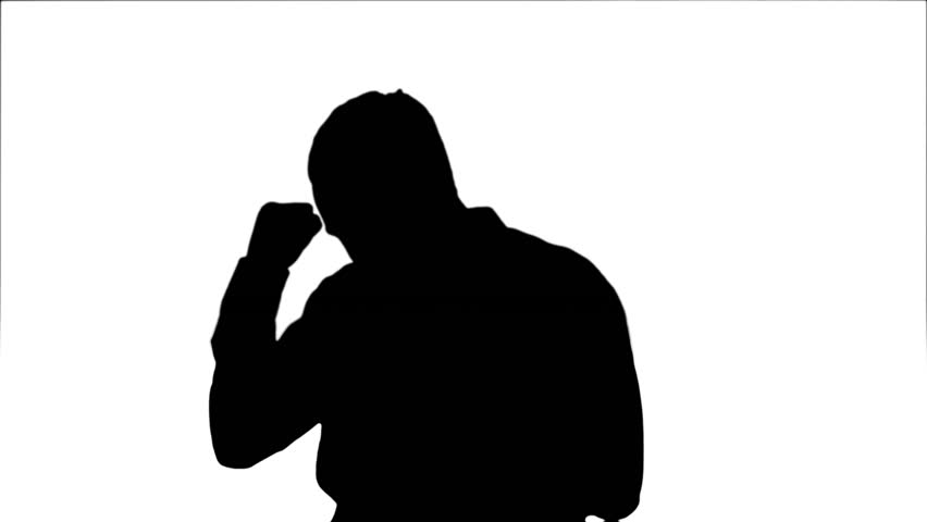 852x480 Silhouette Of Thinking Woman With Sheets Stock Footage Video