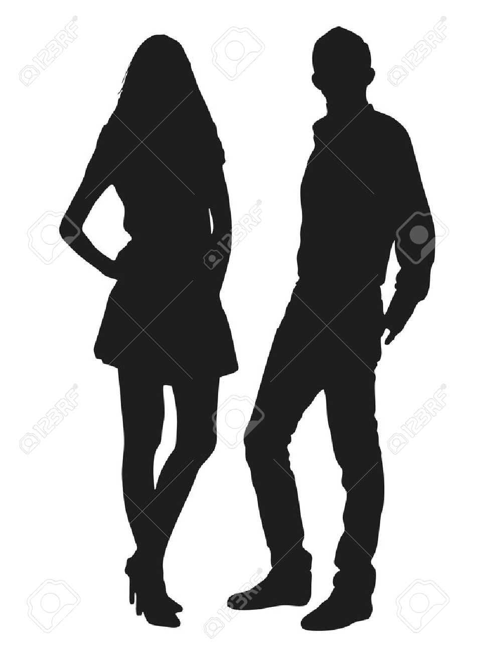 975x1300 Woman Silhouette Clipart
