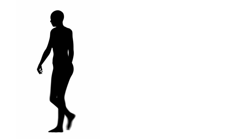 852x480 Silhouette Of A Woman Walking