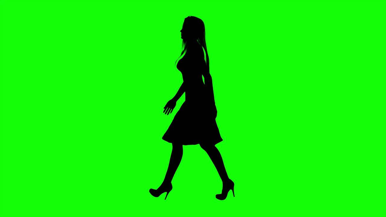 1280x720 Free Hd Video Backgrounds Woman On High Heels Silhouette Walking