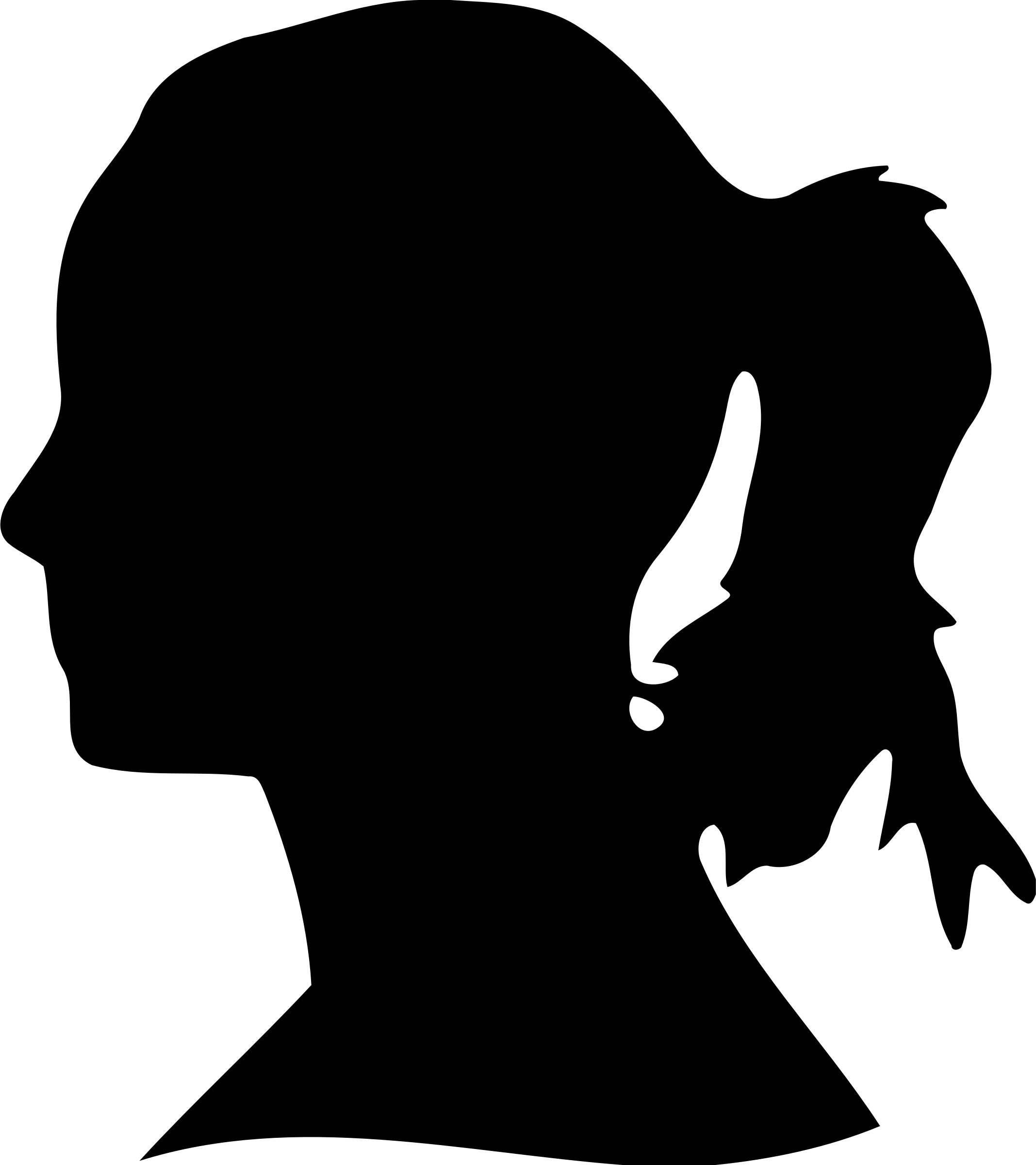 2135x2400 Free Head Silhouette Icons Png, Head S Lhouette Images