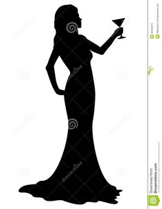 236x304 Gown Clipart Image Woman Silhouette Silhouette Cameo