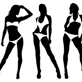 316x316 Women In Dresses Free Vector 123freevectors