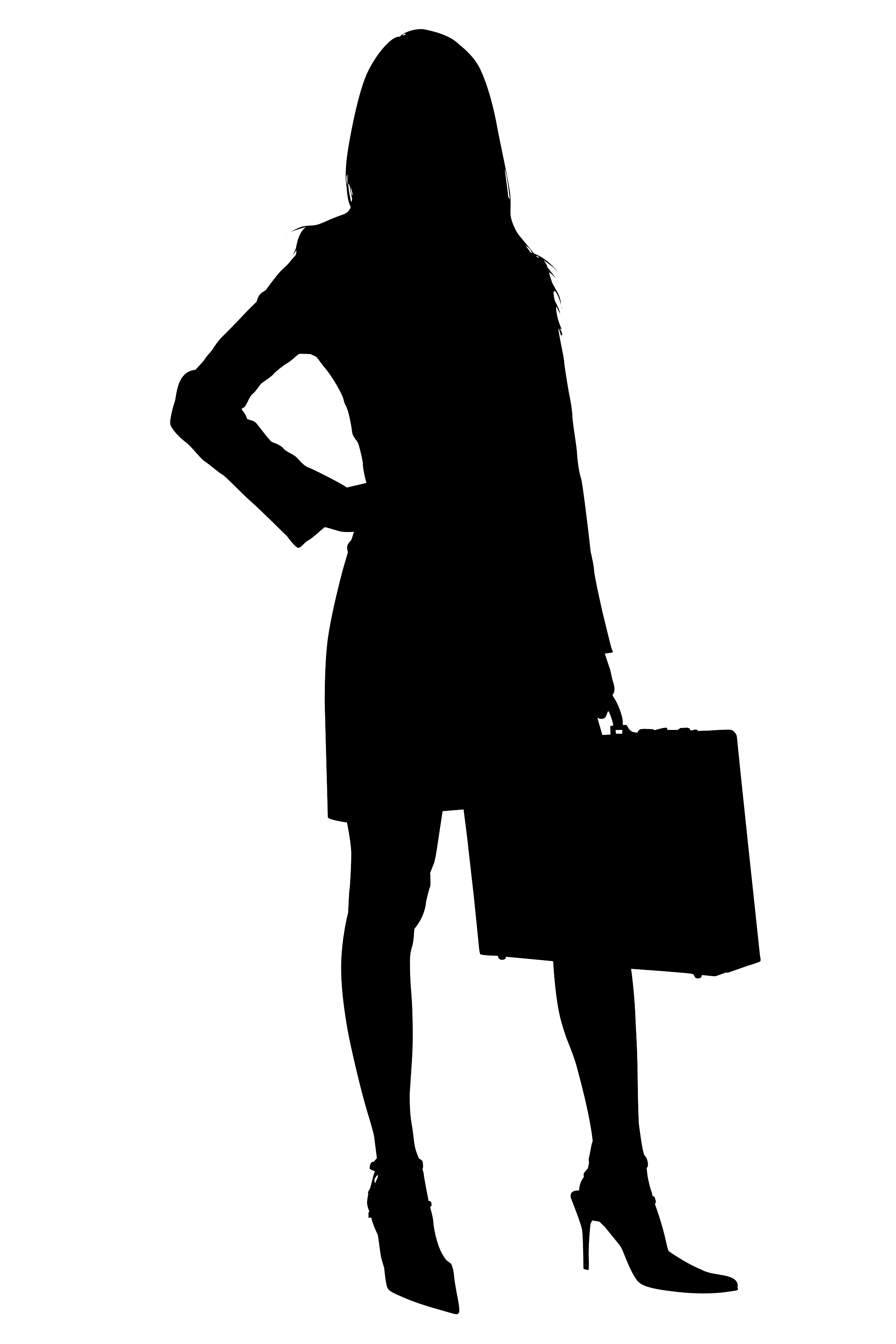 2336x3504 Clip Art Black Woman Silhouette Clip Art