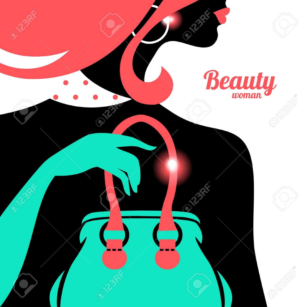 1300x1300 Jewelry Clipart Woman Silhouette