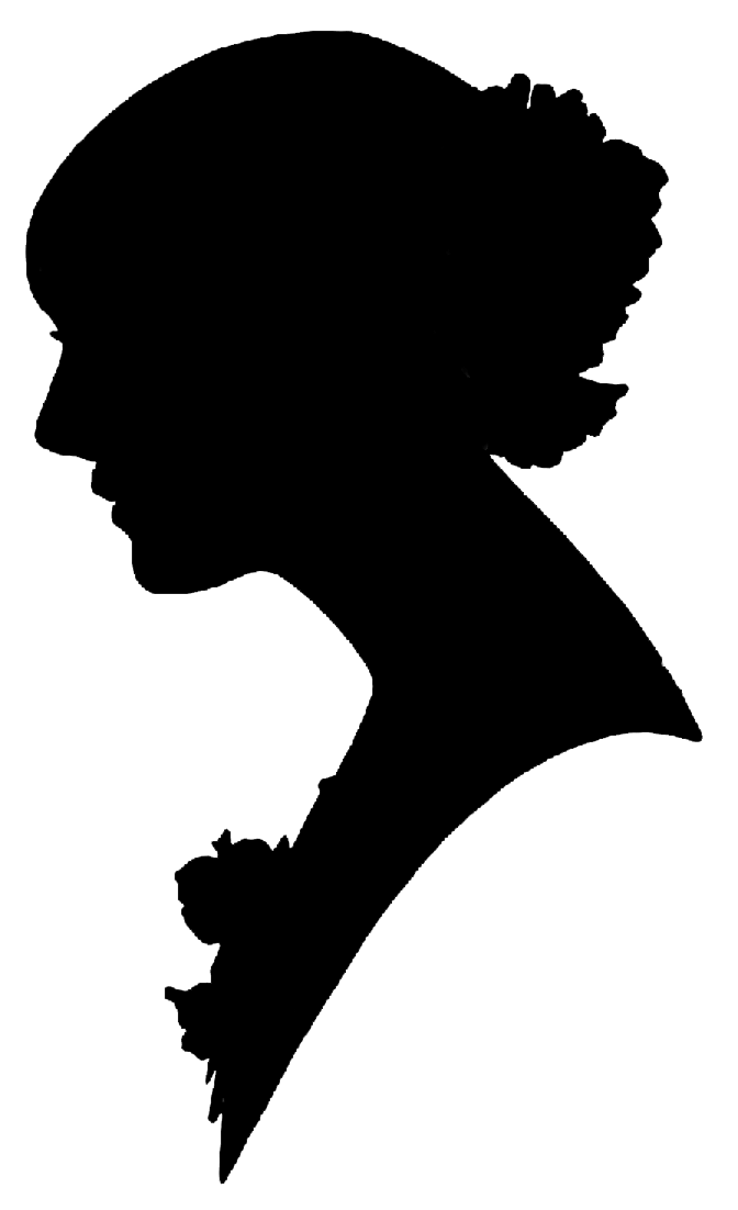672x1102 Free Clipart Silhouette Woman Head