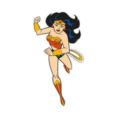 236x236 Wonder Woman Cartoon Vector Logo