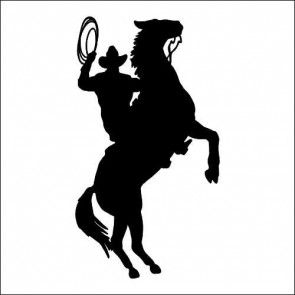 295x295 Adesivo De Parede Country No Cavalo Country