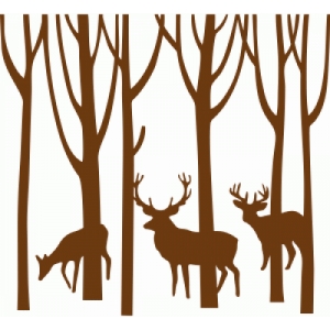 Woodland Creatures Silhouette at GetDrawings | Free download