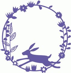 236x240 Standing Rabbit Print