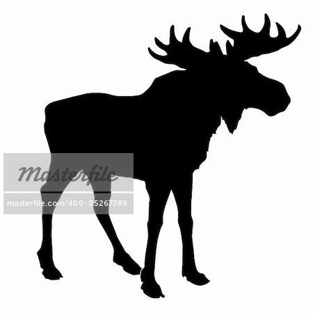 450x450 Moose Silhouette