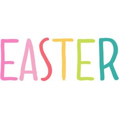 236x236 Happy Easter Word Art Silhouette Design, Silhouettes And Easter