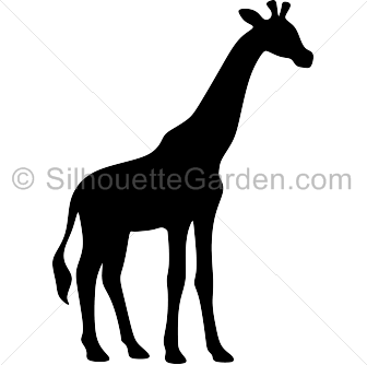 336x334 Giraffe Silhouette Clip Art. Download Free Versions Of The Image