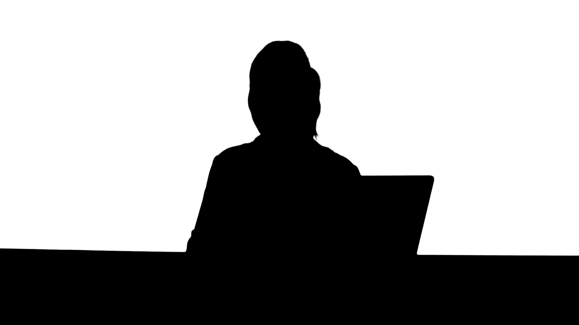 1920x1080 Silhouette Happy Woman Is Dancing On Her Own Using Smartphone