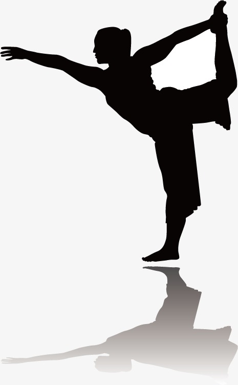 465x752 Yoga Silhouette Figures, Yoga, Work Out, Fitness Png And Vector