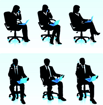 340x349 Working Silhouettes Free Vector Download (6,483 Free Vector)