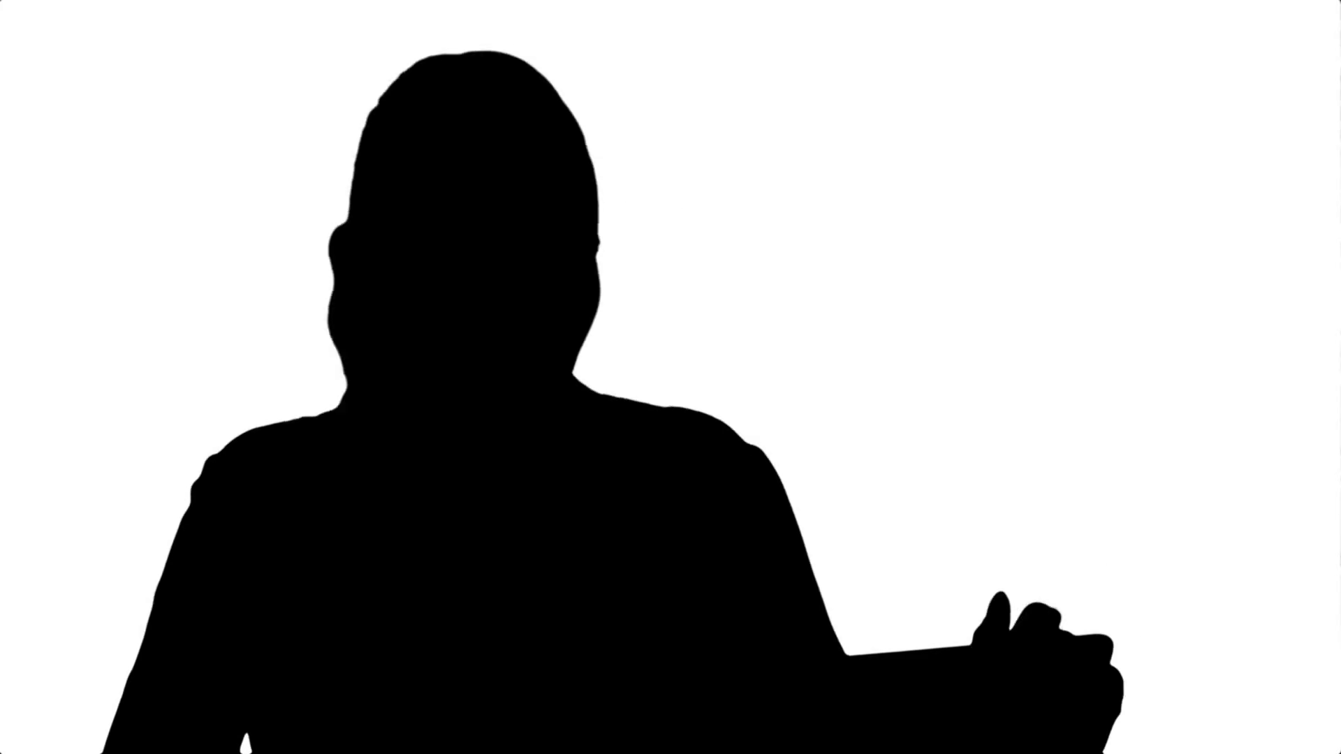 1920x1080 Silhouette Celebrating Success, Excited Business Woman Start