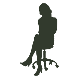 256x256 Working Woman Silhouette