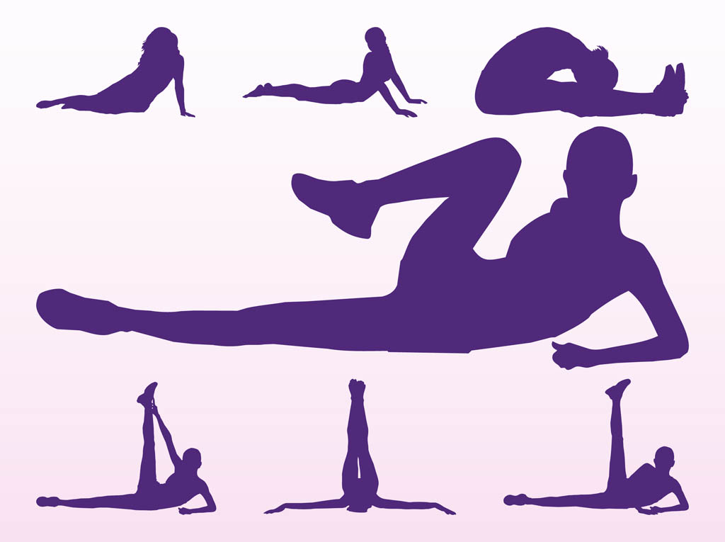 1024x765 Workout Girls Silhouettes Vector Art Amp Graphics