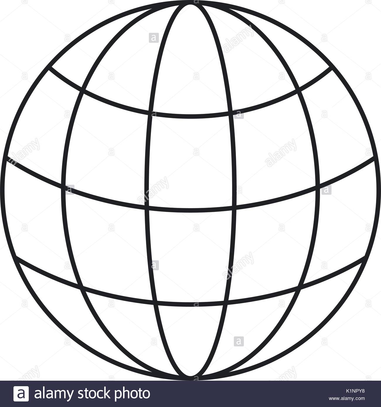 1300x1390 Monochrome Silhouette Of World Globe Icon Stock Vector Art