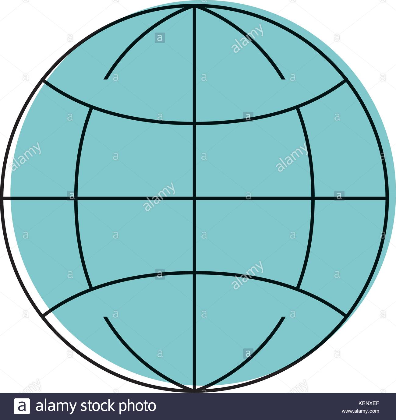 1300x1379 World Globe Flat Icon In Watercolor Silhouette Stock Vector Art